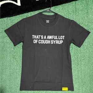 ALOCS / THATS A AWFUL LOT OF COUGH SYRUP BLACK LOGO T-SHIRT